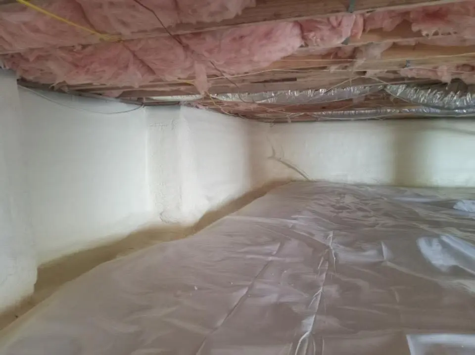 Crawl space encapsulation with closed-cell spray foam for Metal Roof Coating in La Puente